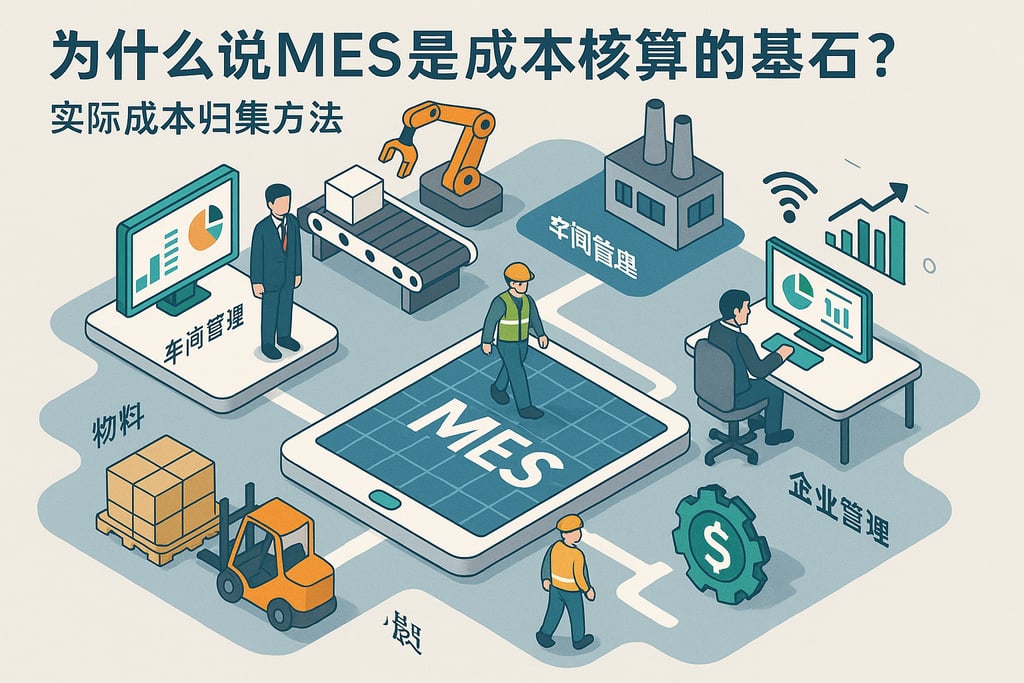 为什么说MES是成本核算的基石？实际成本归集方法  